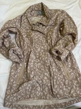 Tart Collections Taupe Leopard Utility Jacket